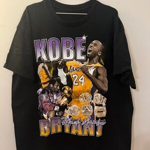 Black Kobe Bryant Graphic T-Shirt
